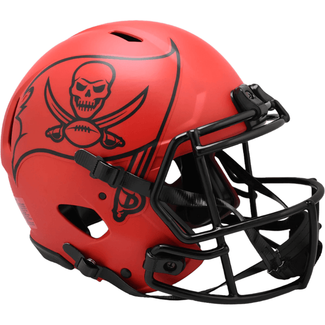 Tampa Bay Buccaneers Rave Riddell NFL Speed Authentic Full Size Helmet