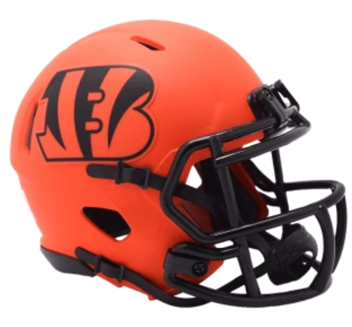 Cincinnati Bengals Rave Riddell NFL Deluxe Speed Replica Full Size Helmet