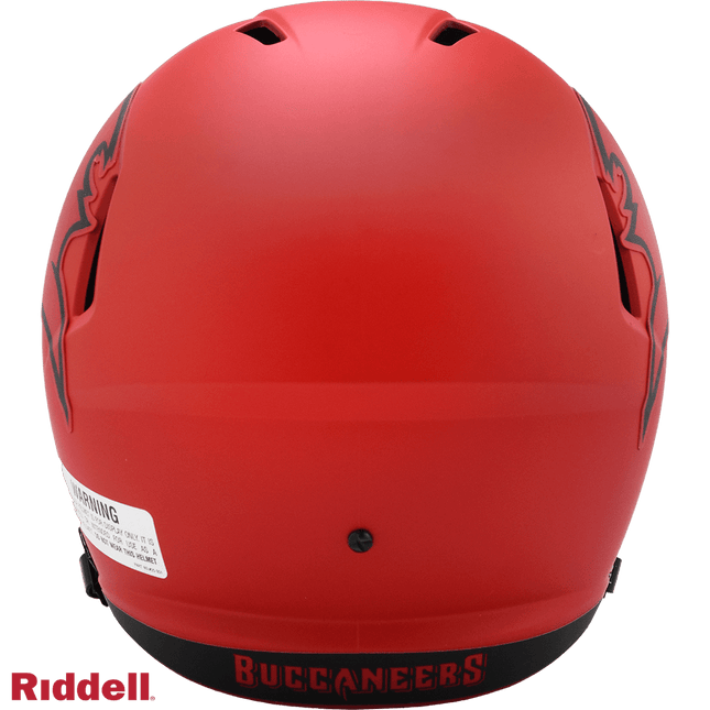 Tampa Bay Buccaneers Rave Riddell NFL Deluxe Speed Replica Full Size Helmet