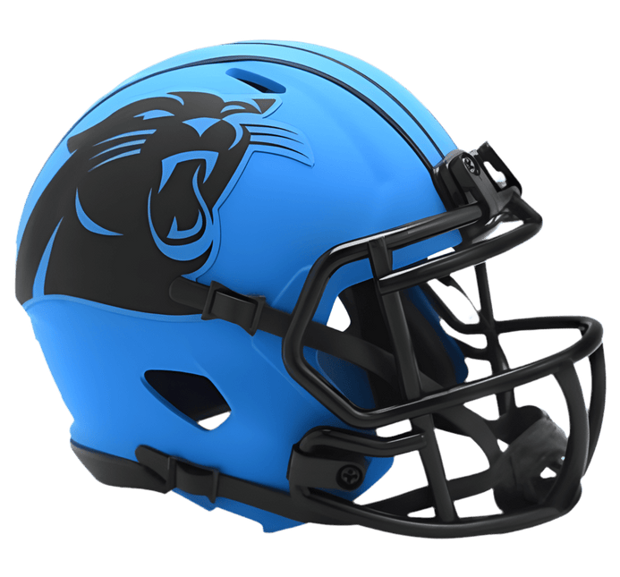 Carolina Panthers Rave Riddell NFL Deluxe Speed Replica Full Size Helmet