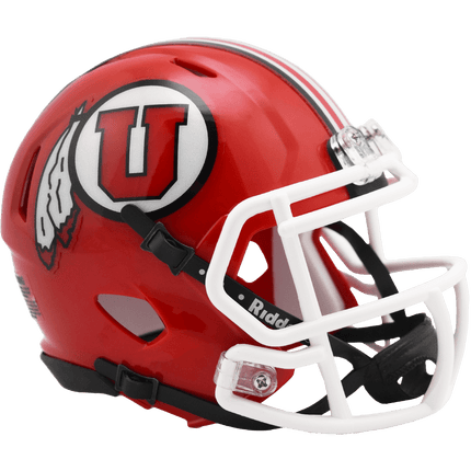 Utah Utes UU Red Riddell NCAA Speed Mini Helmet