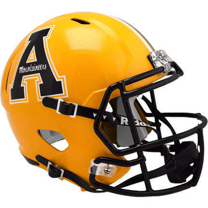 Appalachian State Mountaineers Gold Riddell NCAA Deluxe Replica Speed Full Size Helmet