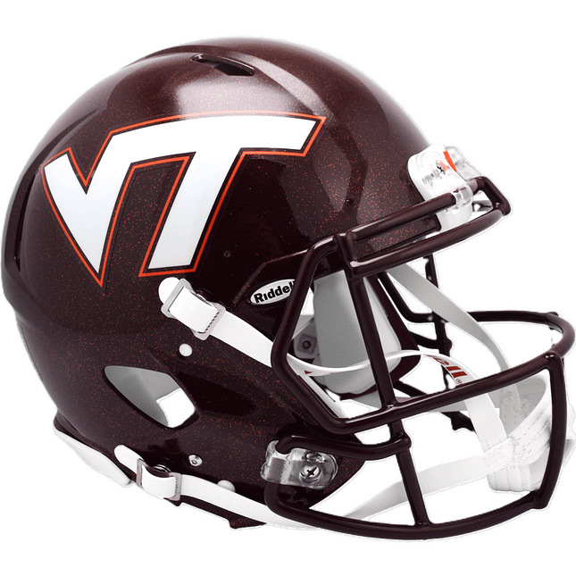 Virginia Tech Hokies Maroon Riddell NCAA Authentic Speed Full Size Helmet