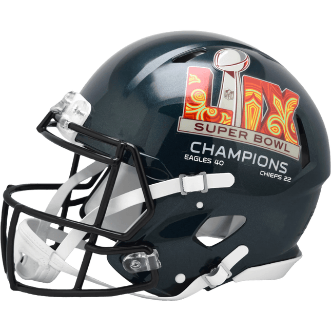 Philadelphia Eagles Super Bowl LIX Champions Riddell NFL Speed Replica Full Size Helmet