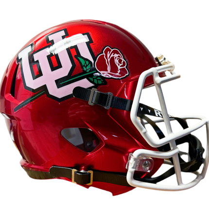 Utah Utes 2022 Rose Bowl Riddell NCAA Deluxe Replica Speed Full Size Helmet