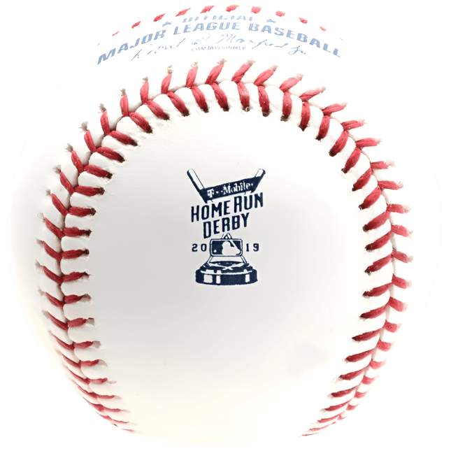 2019 Home Run Derby All-Star Rawlings Official MLB Leather Game Baseball Robert Manfred - 1