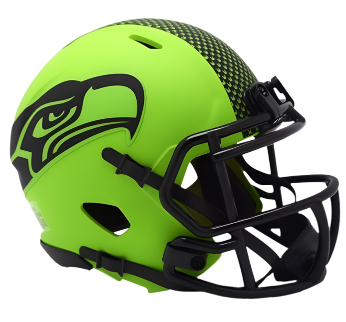 Seattle Seahawks Rave Riddell NFL Speed Mini Helmet