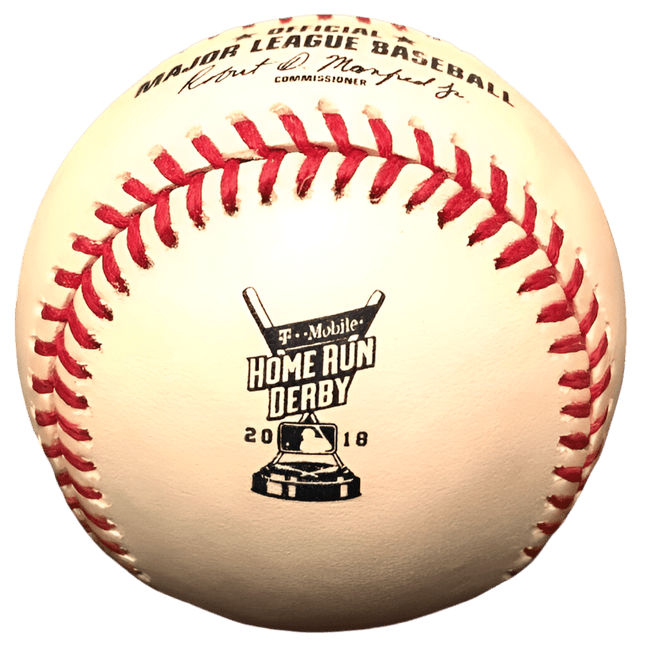 2018 Home Run Derby All-Star Rawlings Official MLB Leather Game Baseball Robert Manfred - 1