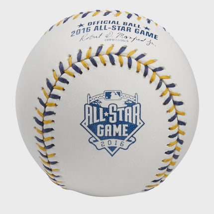 2016 All-Star Game Rawlings Official MLB Leather Game Baseball Robert Manfred - 1