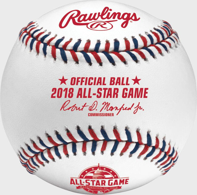 2018 All-Star Game Rawlings Official MLB Leather Game Baseball Robert Manfred - 1