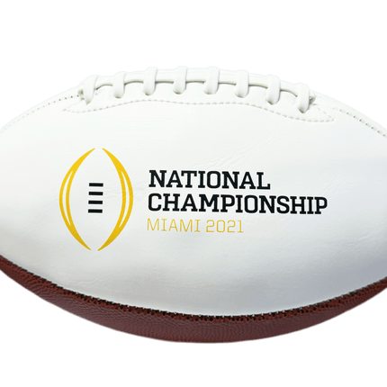 2021 National Championship Rawlings NCAA Playoffs Miami Autograph Model Football