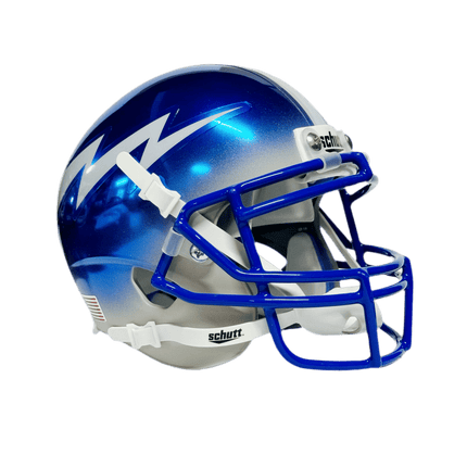 Air Force Falcons Chrome Blue/Grey Schutt NCAA College Football Authentic Mini Helmet