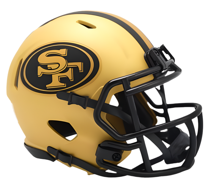 San Francisco 49Ers Rave Riddell NFL Speed Mini Helmet