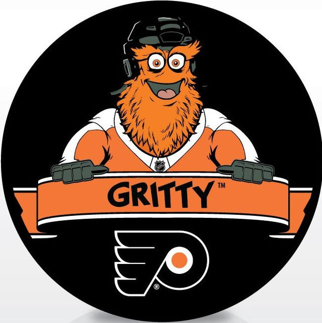 Philadelphia Flyers Gritty Mascot NHL Souvenir Model Hockey Puck