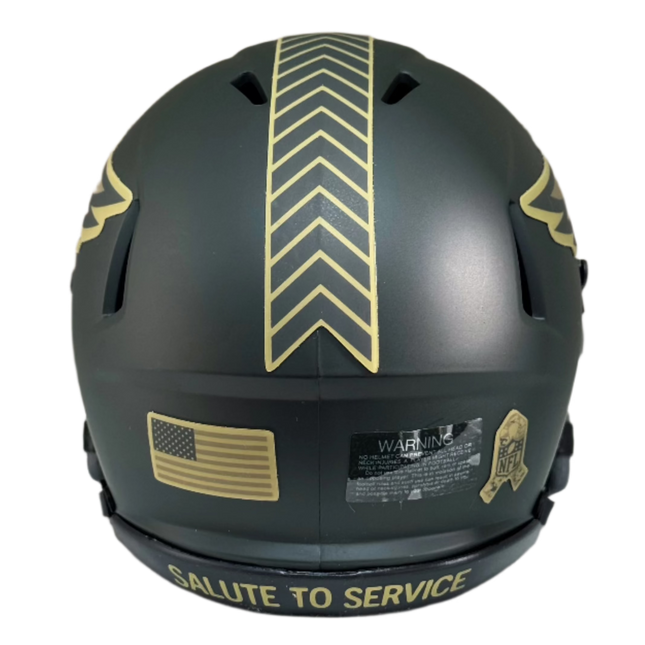 Atlanta Falcons 2025 Salute To Service Riddell NFL Speed Mini Helmet