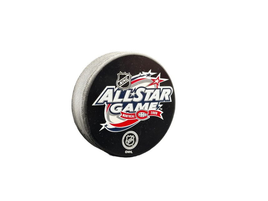 2009 NHL All-Star Game Logo Hockey Puck Hosted By The Montreal Canadiens