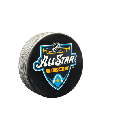 2020 All-Star Game Big Logo NHL Souvenir Model Hockey Puck Hosted by St. Louis Blues