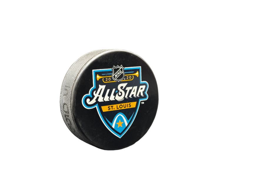 2020 All-Star Game Big Logo NHL Souvenir Model Hockey Puck Hosted by St. Louis Blues