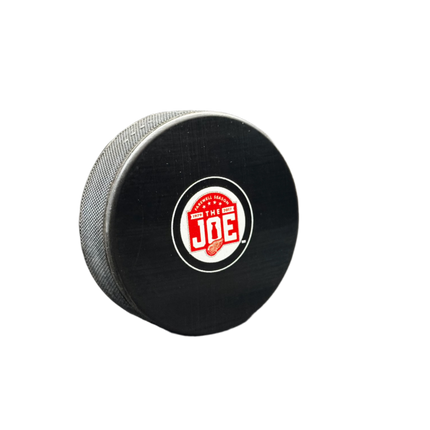 The Joe Farewell Season 1979-2017 Detroit Red Wings NHL Team Logo Autograph Model Hockey Puck