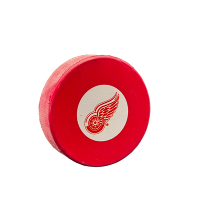 Detroit Red Wings PINK NHL Team Logo Autograph Model Hockey Puck