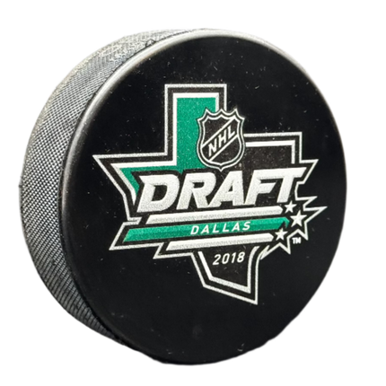 2018 Draft NHL Souvenir Model Hockey Puck Hosted by Dallas Stars