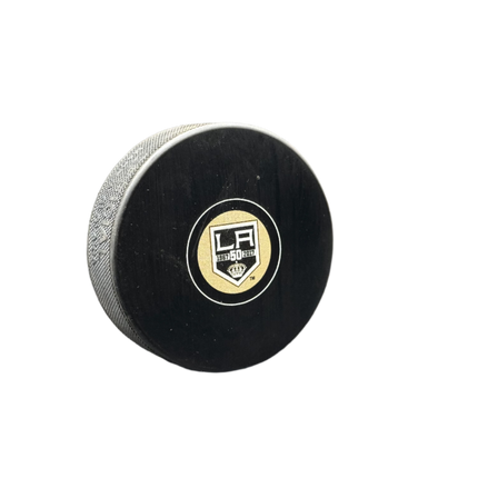 Los Angeles Kings 50TH ANNIVERSARY 1967-2017 NHL Team Logo Autograph Model Hockey Puck