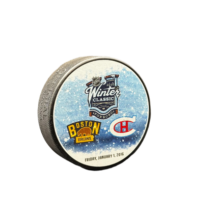 2016 Winter Classic Boston Bruins vs. Montreal Canadiens Friday, January 1, 2016 Dueling NHL Hockey Puck Hosted by Foxboro