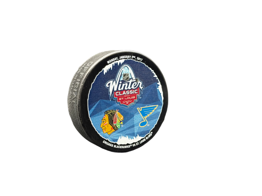 2017 Winter Classic Chicago Blackhawks vs. St. Louis Blues Monday, January 2nd, 2017 Dueling NHL Hockey Puck Hosted by St. Louis