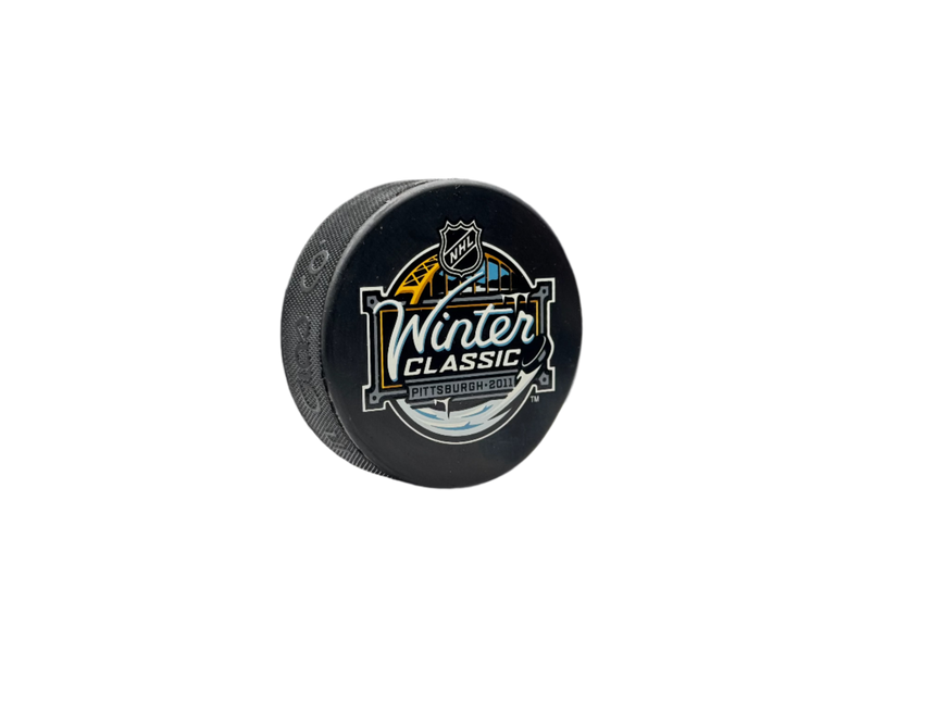 2011 Winter Classic NHL Hockey Puck Hosted By Pittsburgh Penguins