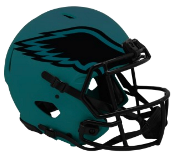 Philadelphia Eagles Rave Riddell NFL Deluxe Speed Replica Full Size Helmet