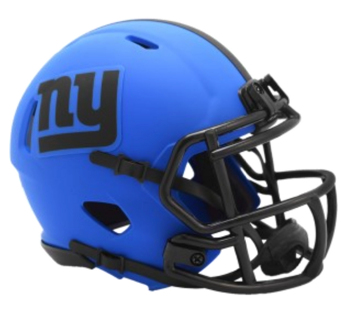 New York Giants Rave Riddell NFL Deluxe Speed Replica Full Size Helmet