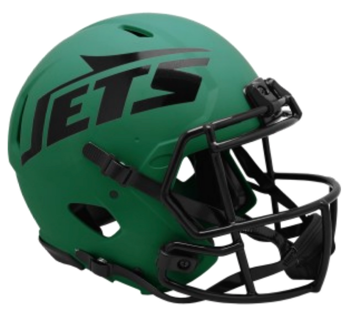 New York Jets Rave Riddell NFL Speed Authentic Full Size Helmet