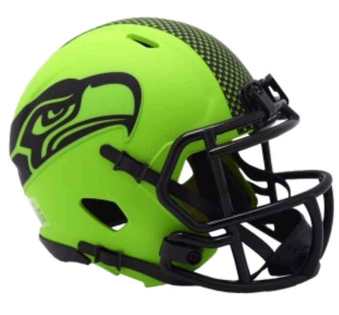 Seattle Seahawks Rave Riddell NFL Deluxe Speed Replica Full Size Helmet