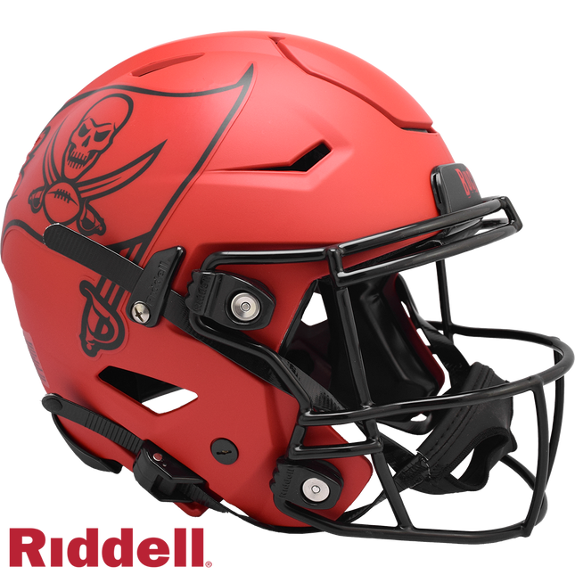 Tampa Bay Buccaneers Rave Riddell NFL Speedflex Authentic Full Size Helmet