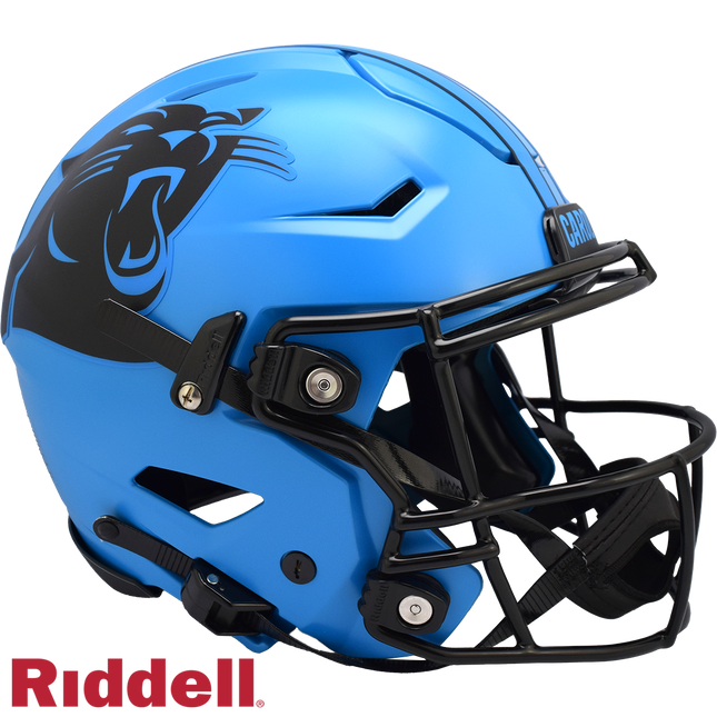 Carolina Panthers Rave Riddell NFL Speedflex Authentic Full Size Helmet