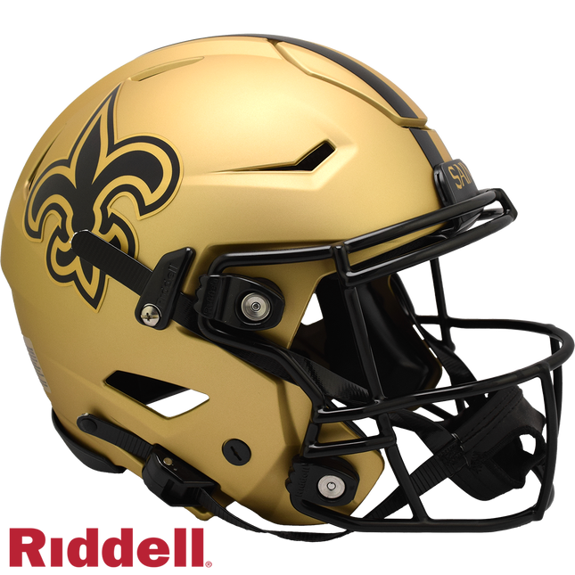 New Orleans Saints Rave Riddell NFL Speedflex Authentic Full Size Helmet