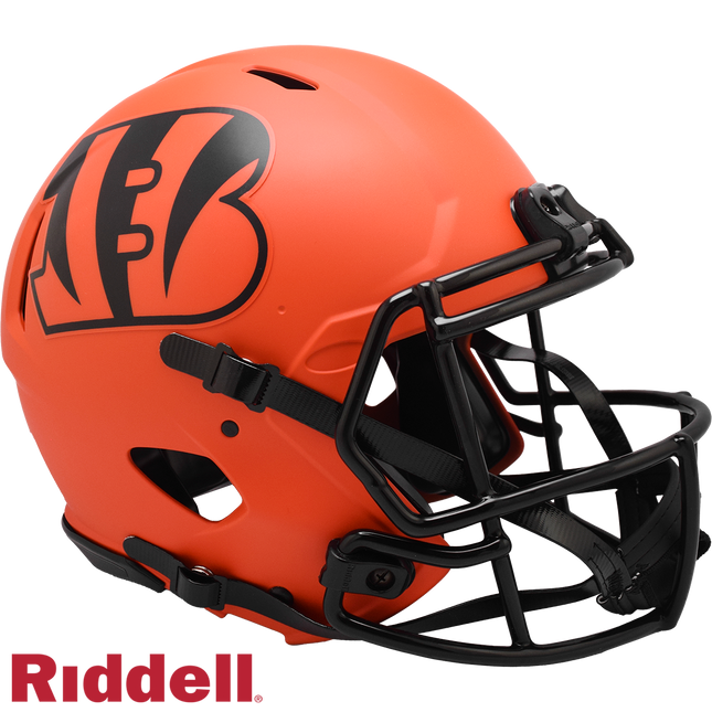 Cincinnati Bengals Rave Riddell NFL Speed Authentic Full Size Helmet