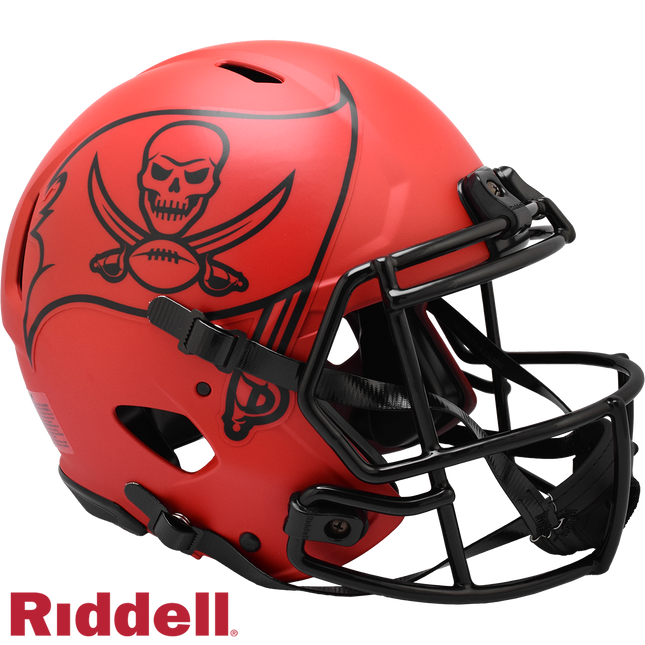 Tampa Bay Buccaneers Rave Riddell NFL Speed Authentic Full Size Helmet