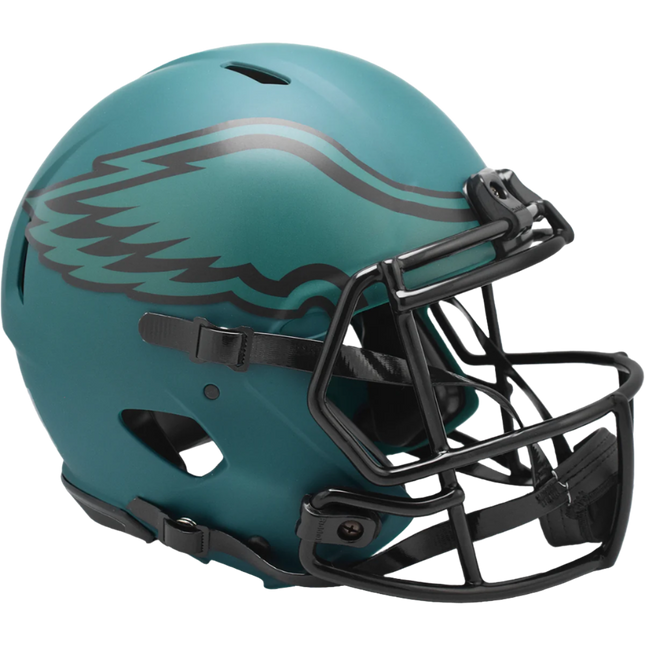 Philadelphia Eagles Rave Riddell NFL Speed Authentic Full Size Helmet