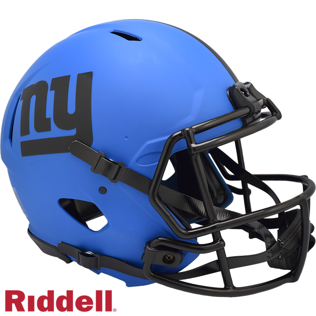 New York Giants Rave Riddell NFL Speed Authentic Full Size Helmet