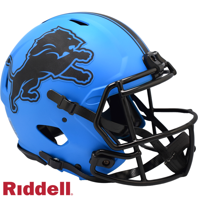 Detroit Lions Rave Riddell NFL Speed Authentic Full Size Helmet