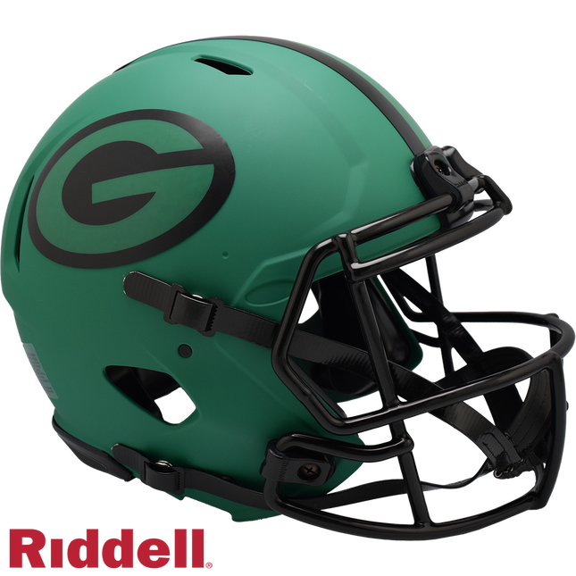 Green Bay Packers Rave Riddell NFL Speed Authentic Full Size Helmet