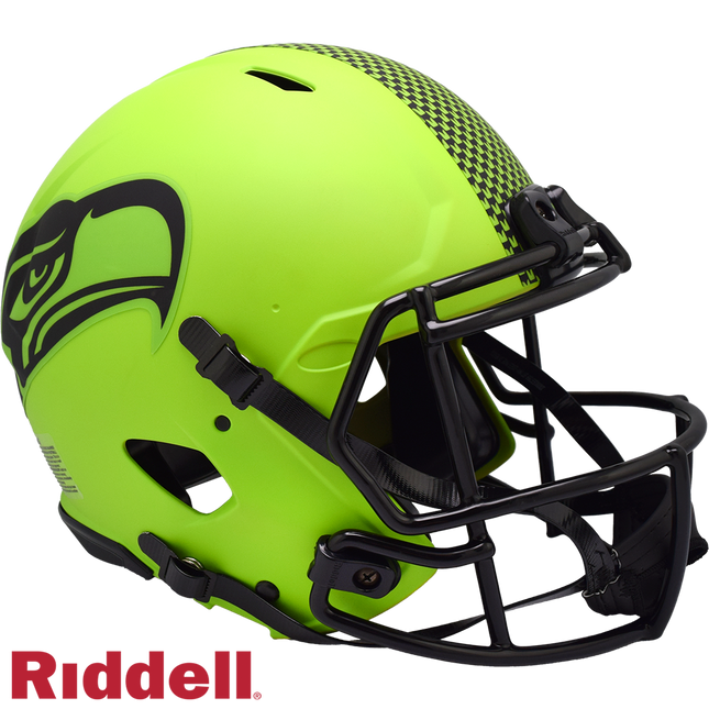 Seattle Seahawks Rave Riddell NFL Speed Authentic Full Size Helmet