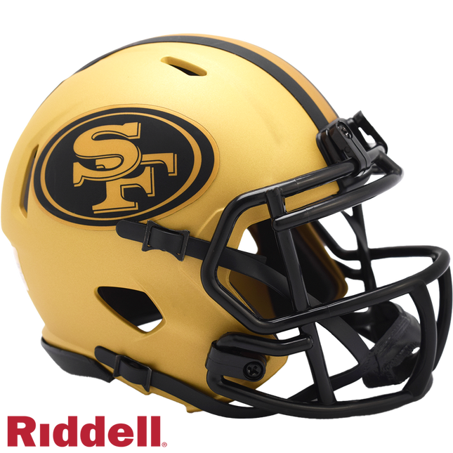 San Francisco 49Ers Rave Riddell NFL Speed Mini Helmet