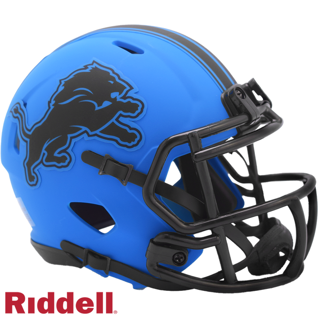 Detroit Lions Rave Riddell NFL Speed Mini Helmet