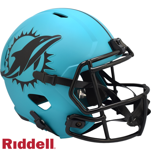 Miami Dolphins Rave Riddell NFL Deluxe Speed Replica Full Size Helmet