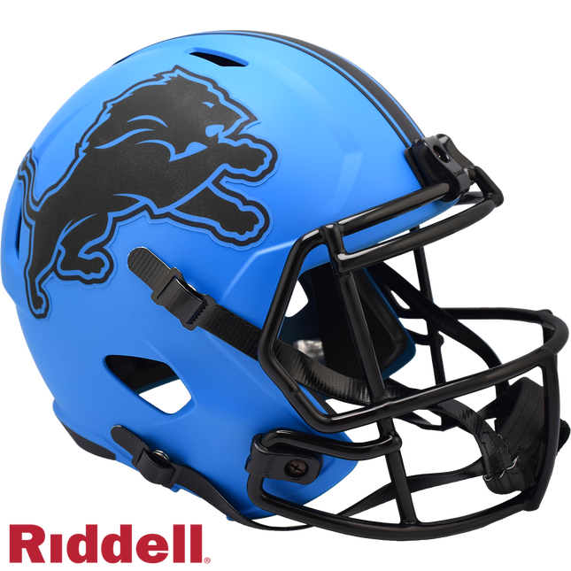 Detroit Lions Rave Riddell NFL Deluxe Speed Replica Full Size Helmet