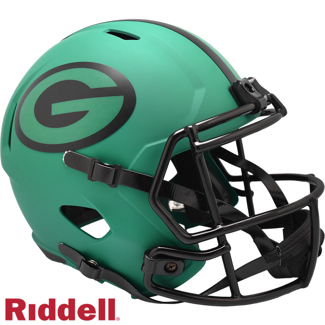 Green Bay Packers Rave Riddell NFL Deluxe Speed Replica Full Size Helmet