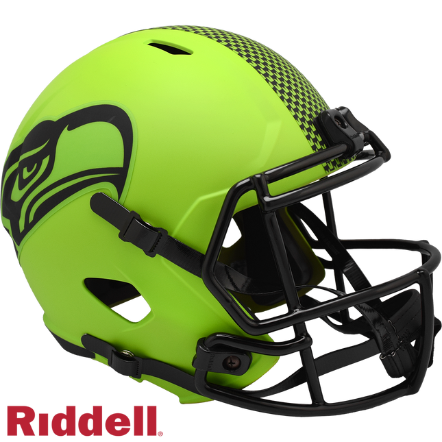 Seattle Seahawks Rave Riddell NFL Deluxe Speed Replica Full Size Helmet