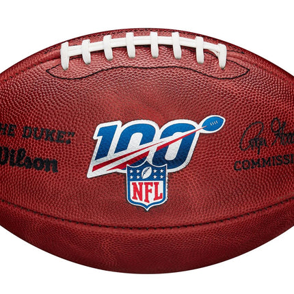 100th Anniversary Wilson Official NFL Authentic Game Football